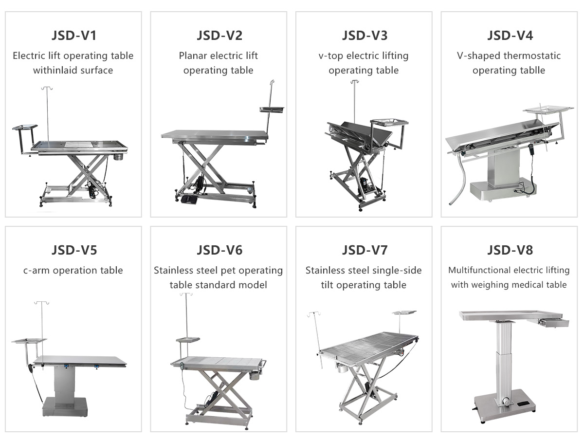 Pet operating table