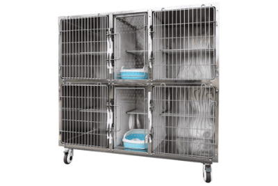 JYC-2 two layers of 6 doors acrylic panel-cat cage